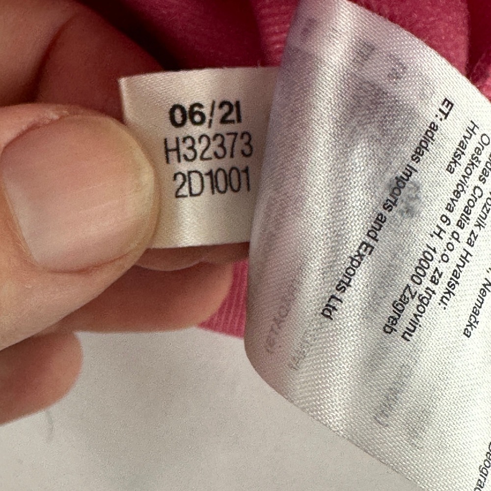 Adidas Primeblue Pink Track Jacket Youth XL Full‎ Zip Trefoil Logo Parley Ocean - Picture 7 of 10